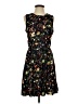 Gap 100% Rayon Floral Black Casual Dress Size 4 - photo 1