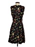 Gap 100% Rayon Floral Black Casual Dress Size 4 - photo 2