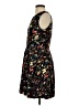 Gap 100% Rayon Floral Black Casual Dress Size 4 - photo 5