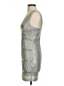 Rampage Metallic Silver Cocktail Dress Size S - photo 5