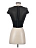 Bebe Black Short Sleeve Top Size S - photo 2