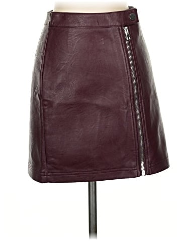 Topshop Faux Leather Skirt (view 1)