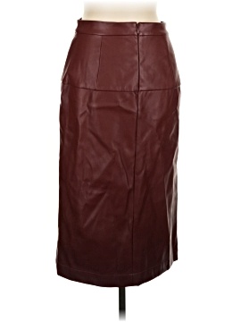 By Anthropologie Faux Leather Skirt (view 2)
