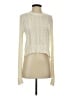 BCBGMAXAZRIA Ivory Long Sleeve Top Size S - photo 1