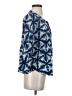 Ulla Johnson 100% Silk Tie-dye Blue 3/4 Sleeve Silk Top Size 4 - photo 4
