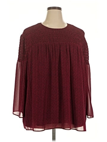 MICHAEL Michael Kors Long Sleeve Blouse (view 1)
