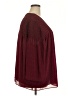 MICHAEL Michael Kors 100% Polyester Burgundy Long Sleeve Blouse Size 3X - photo 4