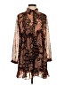 Zara Paisley Brown Cocktail Dress Size S - photo 1
