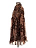 Zara Paisley Brown Cocktail Dress Size S - photo 5