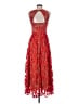 Eva Franco 100% Polyester Red Orange Cocktail Dress Size 4 - photo 2