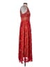 Eva Franco 100% Polyester Red Orange Cocktail Dress Size 4 - photo 4