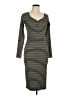 Derek Heart Stripes Black Casual Dress Size L - photo 1