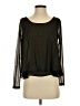 XXI Black Long Sleeve Top Size S - photo 1
