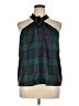 Ann Taylor Green Sleeveless Blouse Size XL Petite - photo 1