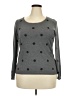 Absolutely Creative Worldwide Polka Dots Gray Pullover Sweater Size XXL - photo 1