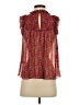 Ulla Johnson 100% Silk Red Sleeveless Silk Top Size 0 - photo 2
