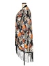 Janette Plus 100% Polyester Orange Kimono Size 2X - photo 5