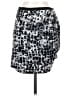 BCBGMAXAZRIA Graphic Gray Silver Casual Skirt Size XS - photo 1