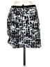 BCBGMAXAZRIA Graphic Gray Silver Casual Skirt Size XS - photo 2