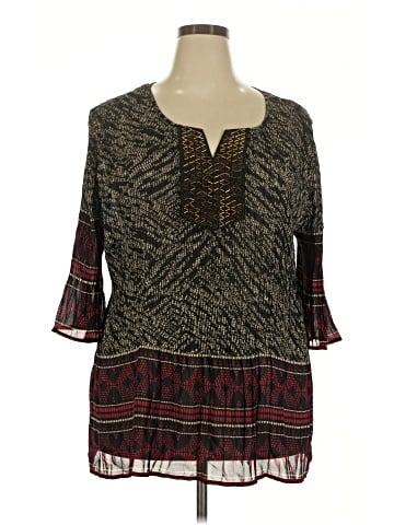 Catherines 3/4 Sleeve Blouse (view 1)