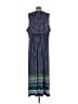 Unbranded Print Blue Casual Dress Size 3X - photo 2