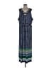 Unbranded Print Blue Casual Dress Size 3X - photo 1