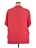 Well Worn 100% Viscose Red Short Sleeve Blouse Size XXL - photo 2