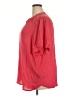Well Worn 100% Viscose Red Short Sleeve Blouse Size XXL - photo 5
