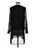 Chico's 100% Polyester Black Long Sleeve Blouse Size S - photo 2