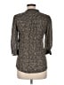 Jaeger 100% Silk Polka Dots Black 3/4 Sleeve Silk Top Size 8 - photo 2