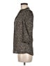 Jaeger 100% Silk Polka Dots Black 3/4 Sleeve Silk Top Size 8 - photo 5