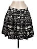 J.Crew 100% Polyester Graphic Black Casual Skirt Size 6 - photo 1