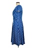 Perceptions Polka Dots Blue Casual Dress Size M - photo 5
