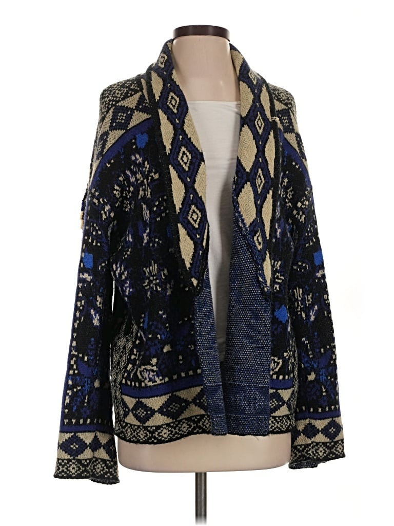 Pre-owned Farm Rio Blazer Jacket In Blue