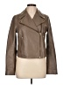 J.Crew Collection 100% Leather Brown Leather Jacket Size 10 - photo 1