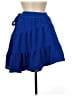 ee:some 100% Polyester Solid Blue Casual Skirt Size M - photo 1