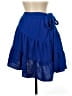 ee:some 100% Polyester Solid Blue Casual Skirt Size M - photo 2