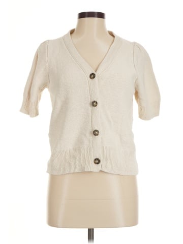 Madewell Short-Sleeve Cardigan Sweater (view 1)