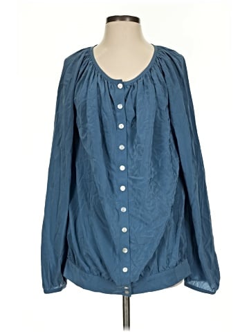 Charles Nolan Long Sleeve Silk Top (view 1)