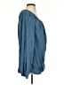 Charles Nolan 100% Silk Blue Long Sleeve Silk Top Size S - photo 4