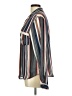 Heartloom 100% Polyester Stripes Blue Long Sleeve Blouse Size M - photo 5