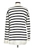 T by Talbots 100% Cotton Stripes White Track Jacket Size M - photo 2