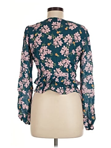 Intermix 3/4 Sleeve Silk Top (view 2)