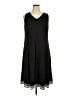 Talbots Black Casual Dress Size 14 - photo 1