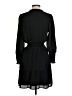 Aqua 100% Polyester Solid Black Casual Dress Size XS - photo 2