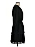 Aqua 100% Polyester Solid Black Casual Dress Size XS - photo 4