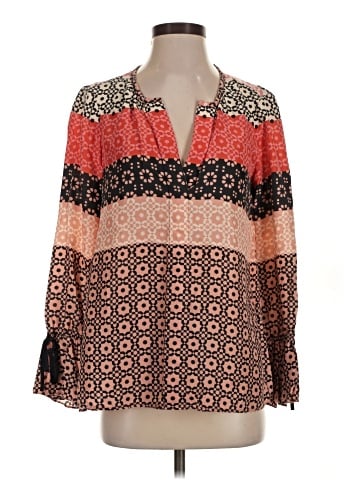 Derek Lam 10 Crosby Long Sleeve Silk Top (view 1)