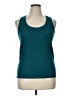 Terra & Sky Teal Active Tank Size 0X - photo 1