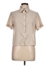 Shein 100% Polyester Tan Short Sleeve Blouse Size L - photo 1