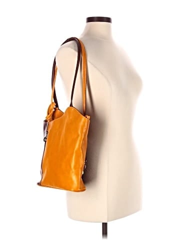 MADE IN ITALY Leather Shoulder Bag (view 2)